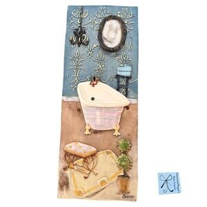 Bush Bathroom Tile Wall Hanging Plaque